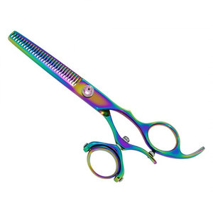 Tijeras de Adelgazamiento Profesionales para Salón, de Acero Inoxidable de Primera Calidad, Multicolores, con Cuchilla Giratoria - Product Image 1