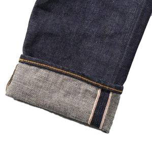 Denim Unisex 100% Cotton Quick Dry High Waist Heavyweight Vintage Regular Fit Straight Embroidery Multiple colors <b>Baggy</b> Style - Product Image 2