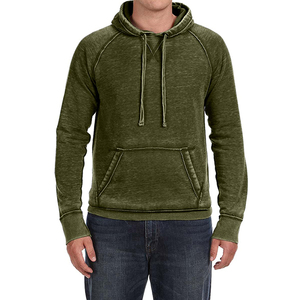 Sweat à capuche épais 500 g/m² en jersey 100 % coton, délavé à l'acide, respirant et écologique pour l'hiver - Product Image 1