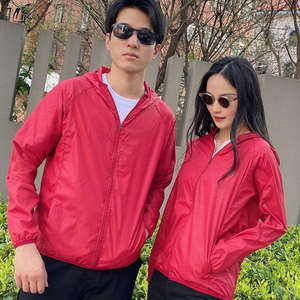 Veste coupe-vent unisexe d'été en gros, imperméable, légère, protection solaire, vêtement de protection contre les éruptions cutanées - Product Image 5