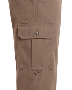 Pantalones Casuales de Trabajo para Hombre, Ligeros, de Lona, Cintura Media, Corte Recto, Transpirables, con Múltiples Bolsillos, a la Moda - Product Image 4