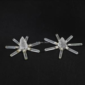 Herramienta de energía de cristal curativo para protección Emf Cristales generadores de artesanías de piedra semipreciosa - Product Image 5