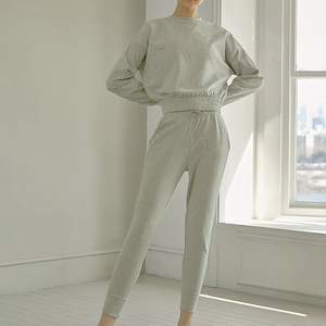 Conjunto Deportivo de Dos Piezas para Mujer, Sudadera de Manga Larga, Estilo Jogger, Holgado y Cómodo - Product Image 5