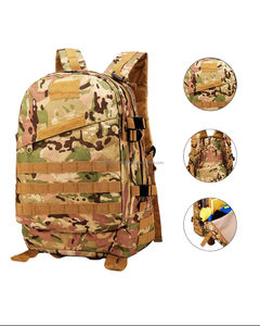 Mochila táctica con marco interno, cierre de cremallera y cierre de broche, compartimento interior, gran capacidad, mochila deportiva de poliéster. - Product Image 4