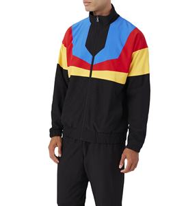 Custom Logo Zip Up Windbreaker <b>Jacket</b> <b>Patchwork</b> Color Block Breathable Running Men Windbreaker <b>Jacket</b> - Product Image 3