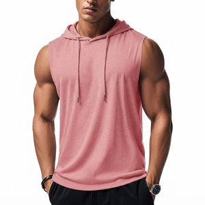 Sudadera sin mangas para hombre, de algodón French Terry, para fitness y entrenamiento, ropa personalizada, OEM, ODM, directo de fábrica. - Product Image 4