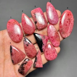 Cabochon de Rhodonite Naturelle en Vrac pour la Guérison, le Reiki, la Méditation, la Manifestation, le Yoga, Pierre Gemme pour le Calme, le Soulagement et la Croissance Professionnelle - Product Image 2