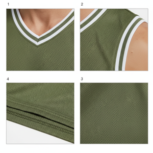 Camisetas de Baloncesto Personalizadas Estilo 2026, Unisex, Ligeras, sin Mangas, Estampadas, Camisetas de Baloncesto de Pakistán - Product Image 5
