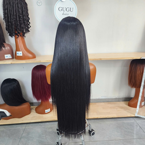 วิกผม GUGU แบบ 13x4  พร้อมเชือกผูกผมด้านหน้า  ทำจากผมแท้แบบเวอร์จิ้น  ความหนาแน่น 200%  ขนาด 8-32 นิ้ว  แบบ Double Drawn  พร้อมเชือกผูกผมแบบ Swiss Lace Cap  ผลิตในเวียดนาม - Product Image 4