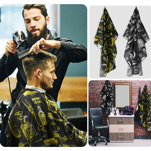 ผ้าคลุมตัดผมสำหรับร้านเสริมสวยมืออาชีพ ผ้ากันเปื้อนช่างตัดผม คุณภาพสูง ผลิตจากไนลอน สวมใส่สบาย พร้อมคลิปล็อค - Product Image 5