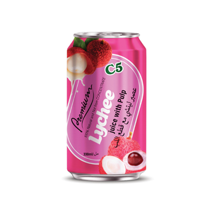 น้ำลิ้นจี่ธรรมชาติพร้อมเนื้อผลไม้ ยี่ห้อเวียดนาม OEM วานา ขนาด 330 มล. บรรจุกระป๋อง ได้รับการรับรองมาตรฐาน ISO HACCP ฮาลาล อายุการเก็บรักษา 24 เดือน สำหรับการค้าระหว่างประเทศ - Product Image 1