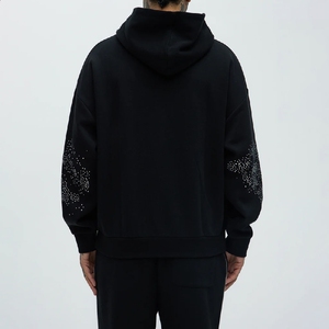 100% High Quality Designer Rhinestone Sweat Suit Men USA Sparkle Tracksuit Hoodie <b>Pants</b> Set Premium Wear - Product Image 4