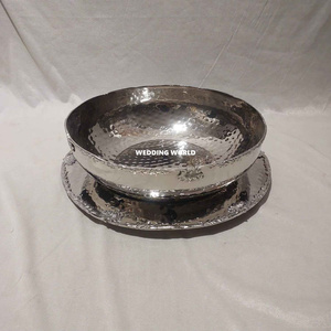 Hammered Metal <b>Chocolate</b> Bowl Ramadan And Eid Decoration Table Ware Luxury <b>Chocolate</b> Bowl For Middle East - Product Image 1