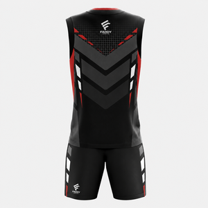 Ensemble Maillot et Short de Volleyball Personnalisé par Sublimation pour Hommes – Tenue de Sport Professionnelle Respirante pour Entraînement d'Équipe – OEM - Product Image 2