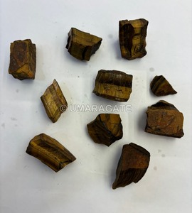 หินไทเกอร์อายดิบธรรมชาติแบบชิ้นใหญ่ – หินคริสตัลไทเกอร์อายสีน้ำตาลทองแบบหยาบขายส่ง - Product Image 4