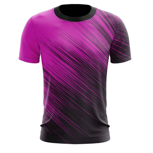 เสื้อยืดแข่งรถพิมพ์ลายดิจิทัลสำหรับผู้ชาย แห้งเร็ว ระบายอากาศได้ดี ผ้าฝ้าย 100% มีกระเป๋า ป้องกันรอยยับ ปักลาย ขายส่ง - Product Image 2