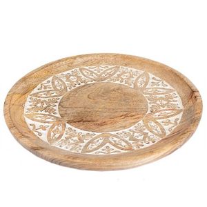 Bandeja de Servir de Bambú con Listones de Madera para Mesa de Cocina, Comedor, Aperitivos, Bebidas, Fiestas, Entretenimiento en el Hogar, Elegante, Precio al por Mayor - Product Image 4