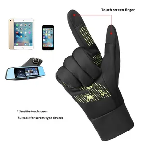 Anti <b>Slip</b> Riding Gloves Breathable Quick Dry 4- Way Stretch Fabric For Tight Fifteen & Durability New Trendy Running Gloves - Product Image 4