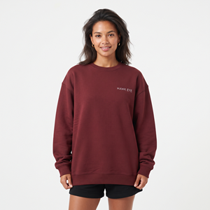Sudadera Oversize Premium de Alta Calidad para Mujer, Cuello Redondo, Hombros Caídos, Manga Larga, Estilo Casual - Product Image 3