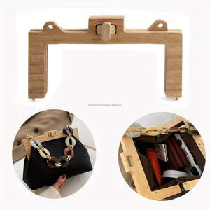 Sac fait main personnalisé Poignée de sac à main en bois Poignée de sac à main pour femme Poignée de sac à main en bois Par Falak World Export - Product Image 6