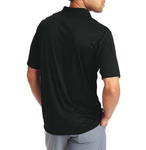 เสื้อโปโลชายสีดำ แขนสั้น คอปก สำหรับกอล์ฟ สกรีนโลโก้ได้ ชุดลำลอง เสื้อทีม - Product Image 3