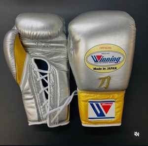 Équipement de combat professionnel, gants de boxe en cuir Winning, qualité supérieure, 100% cuir véritable, vêtements de sport, gants d'entraînement de boxe - Product Image 1