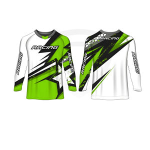 Customized Design Printed Breathable Windproof Comfortable Anti-Uv Motocross Jersey Quick Dry Sportswear Unisex Racing - Product Image 3