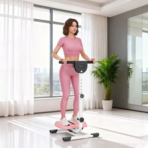 Tabla Abdominal Plegable Rosa con Pantalla LCD y Deslizadores para Ejercicios de Cintura, Equipo de Entrenamiento Eficaz para Hombres y Mujeres - Product Image 2