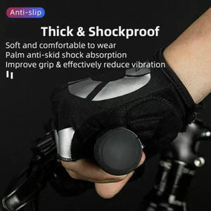 Guantes de Ciclismo de Medio Dedo para Bicicleta de Carretera, Gimnasio, Entrenamiento, Guantes Antideslizantes para Levantamiento de Pesas, de Secado Rápido - Product Image 5