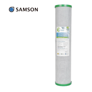 Cartouche de filtre à eau MATRIKX Carbon Block pour l'élimination de la chloramine, Big Blue 20, personnalisation complète - Product Image 1