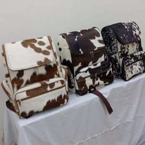 Mochila de Cuero Genuino con Cierre, Estilo Vintage, para Viajes, Portátil, Escuela, Multifuncional, Gran Capacidad, Unisex, HNBP-0030 - Product Image 3