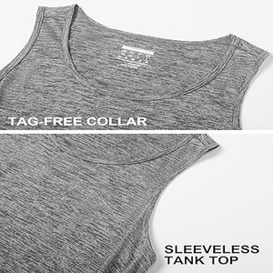 เสื้อกล้ามออกกำลังกายผู้ชายแท้ 3D กระดุมแบบกำหนดเอง ผ้าฝ้ายเป็นมิตรกับสิ่งแวดล้อม ระบายอากาศได้ดี แฟชั่นฟิตเนส - Product Image 6