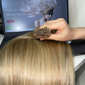 Extensiones de pelo de queratina de punta plana 100% cabello humano vietnamita cabello liso varios colores listo para enviar - Product Image 3