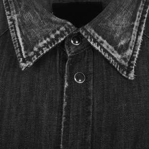 เสื้อเชิ้ตยีนส์ทรงหลวมสบายๆ ติดกระดุม เหมาะสำหรับแฟชั่นประจำวัน ลุคท่องเที่ยว และสตรีทแวร์ - Product Image 2