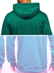 เสื้อฮู้ดดี้ปักลายวินเทจผ้าโพลีเอสเตอร์พื้นฐาน พิมพ์ลายโลโก้ตามสั่ง สีพื้น ผู้ชาย/ผู้หญิง ใส่ได้ทั้งสองเพศ แบบสวมหัว สำหรับวิ่งออกกำลังกาย - Product Image 2
