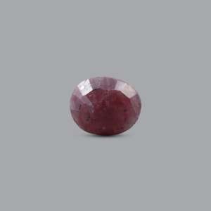 Natural Pink Ruby Loose Gemstone 7.35 Carat Pear Oval Faceted for Fine Jewelry - Product Image 2