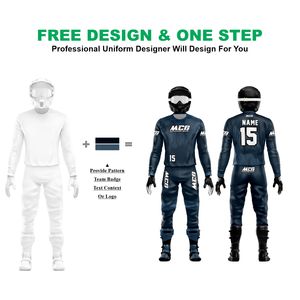 ชุดแข่งรถมอเตอร์ครอสวิบากแบบออฟโรด ผ้าโพลีเอสเตอร์ พิมพ์ลายแบบซับลิเมชั่นสุดเท่ห์ ขายส่งจากโรงงาน กำลังเป็นที่นิยมอย่างมาก - Product Image 2