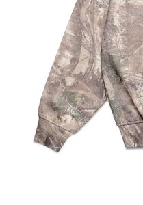 เสื้อฮู้ดลายพรางผู้ชาย KIVOTECH ทรงโอเวอร์ไซส์ ดีไซน์กระเป๋าเสื้อแบบลำลอง เสื้อฮู้ดถักสำหรับฤดูใบไม้ร่วง แขนปกติ ผ้าเฟรนช์เทอร์รี่ - Product Image 6