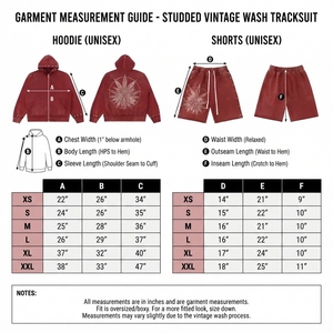 Conjunto de Sudadera con Capucha y Pantalones Cortos Acampanados Unisex de Algodón 100% Transpirable, Estilo Streetwear Personalizado, Efecto Desgastado por el Sol, Lavado Ácido, Liso - Product Image 3