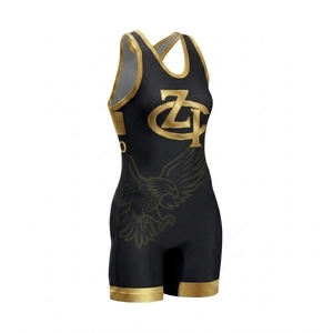 Combinaisons de lutte pour femmes PRO, durables, respirantes, avec coutures renforcées à points plats, uniformes de lutte de compétition pour femmes - Product Image 5