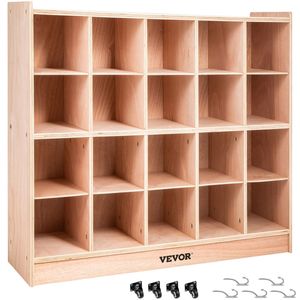20 unità di stoccaggio in classe da 30 pollici in legno compensato alto Cubbies per bambini e adolescenti - Product Image 1