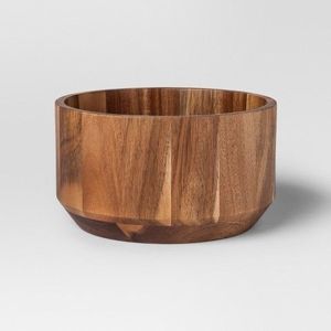 Tazón de Madera de Acacia Pulida, Estilo Vintage, Hecho a Mano, Ecológico, Reutilizable, para Almacenamiento de Alimentos, Pudín, Fiestas, Venta al por Mayor - Product Image 3