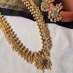 Guttapusalu Pearl Haram-Fashion Jewelry Set - Product Image 1