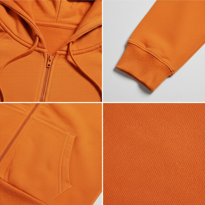 Sweat à capuche zippé intégral pour homme, style technique, couleur unie foncée, intérieur doux, ourlet côtelé, impression personnalisée, fournisseur OEM en gros - Product Image 5