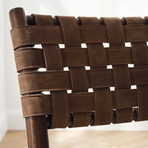 Modern Upholstered <b>Dining</b> <b>Chair</b> With Wood Frame And Linen Seat <b>Midcentury</b> Design For Home Use - Product Image 5