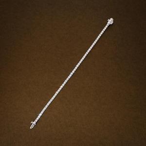 Pulsera de tenis de moissanita de plata de ley 925 de calidad premium para mujer, joyería de moda, accesorio para fiestas, para compra al por mayor - Product Image 3