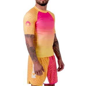 BJJ Martial Arts Custom Logo <b>Men's</b> Fitness <b>Rash</b> <b>Guard</b> Compression MMA - Product Image 1