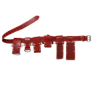 Ceinture porte-outils en cuir faite à la main pour échafaudage, avec boucle pour marteau, pour ouvrier du bâtiment, à prix réduit - Product Image 6