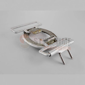 Hebilla de acero duradera para cinturones de uniforme con acabado pulido y sujeción fuerte, hebilla de acero ajustable para uniforme con bordes lisos - Product Image 3