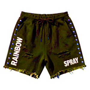 <b>Men</b> <b>Studded</b> Cotton Streetwear Shorts Relaxed Fit Casual Summer Shorts Durable Breathable Fashion Hip Hop Shorts OEM ODM - Product Image 2